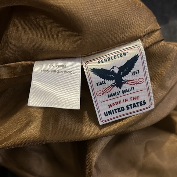 𝅺PENDLETON Wool Color block Short Sleeve Sheath Midi Dress size 8 - Picture 7 of 7